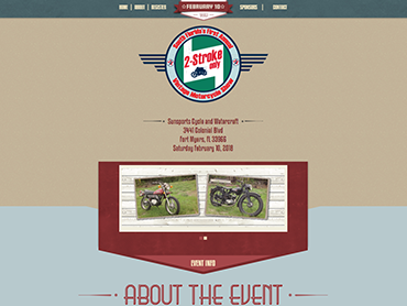2 Stroke Bike Show Website